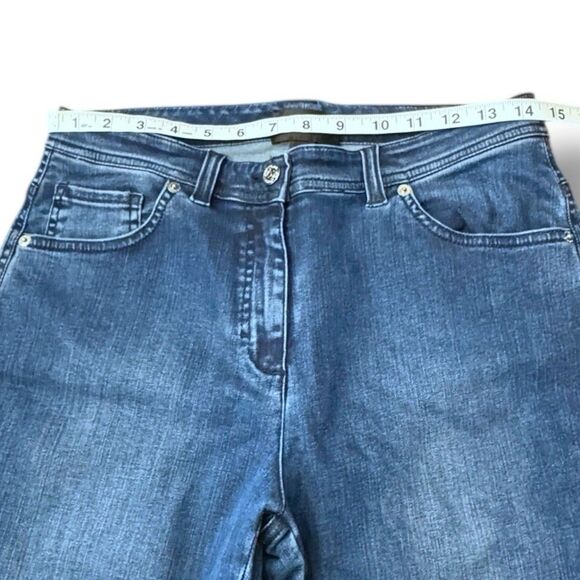 NWT St. John Caviar Jeans Stretchy Cotton 5-Pocket Made In Italy Women’s Sz 10 - Picture 3 of 12